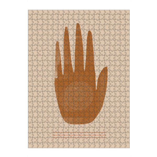 artboxONE Puzzle "Hand Art" artboxONE - Abstrakt