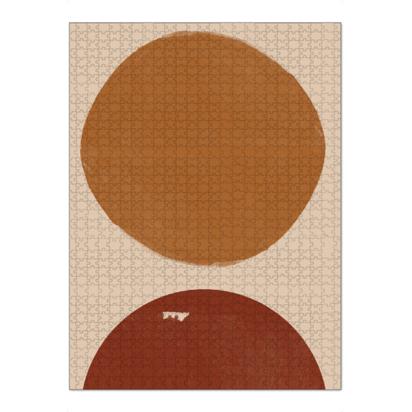 Puzzle Ravensburger "Burnt Orange Sun" artboxONE - Abstrakt,Geometrie
