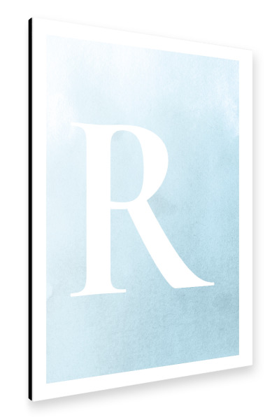 Alu-Dibond "Babyboy R" 30x20 cm artboxONE