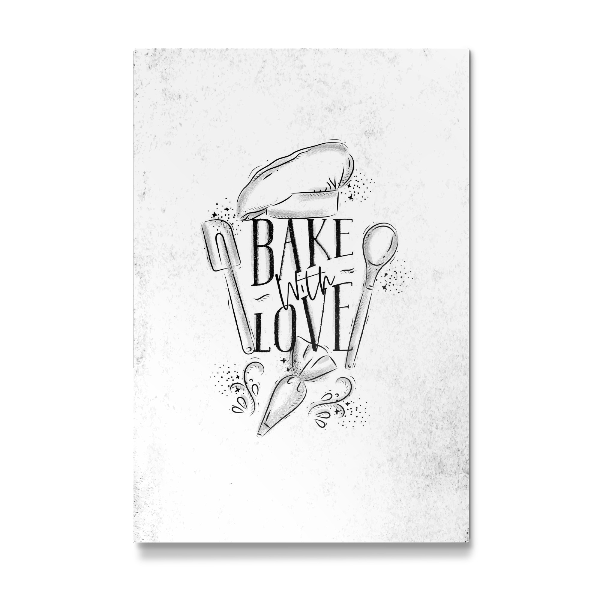 Galerie-Print "Bake with love" 30x20 cm artboxONE