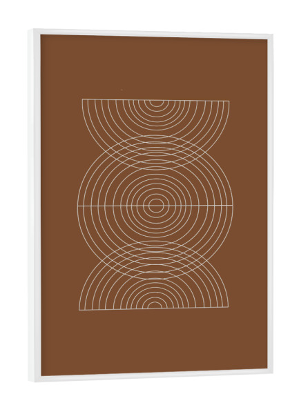 Poster mit weißem Rahmen "Geometric Forms" artboxONE - Abstrakt,Geometrie