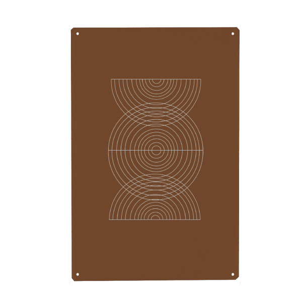 Metall Poster "Geometric Forms" artboxONE - Abstrakt,Geometrie