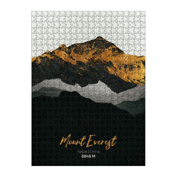 artboxONE Puzzle "Mount Everest Himalaya" artboxONE - Natur,Reise,Für Papa - Berge,Gebirge,Gipfel,Himalaya,Alpen,Natur,Landschaft,China
