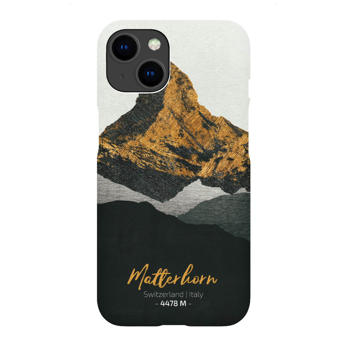 "Matterhorn Alpen"für iPhone - Premium-Case Handyhülle artboxONE