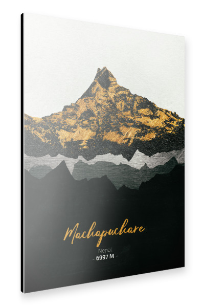 Alu-Dibond "Machapuchare" 30x20 cm artboxONE