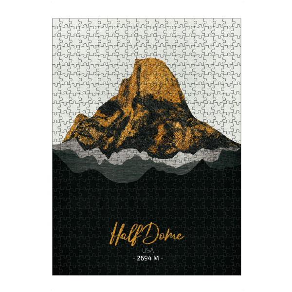 Puzzle Ravensburger "Half-Dome" artboxONE - Natur,Reise - Berge,Gebirge,Gipfel,Himalaya,Natur,Landschaft - Bild berge