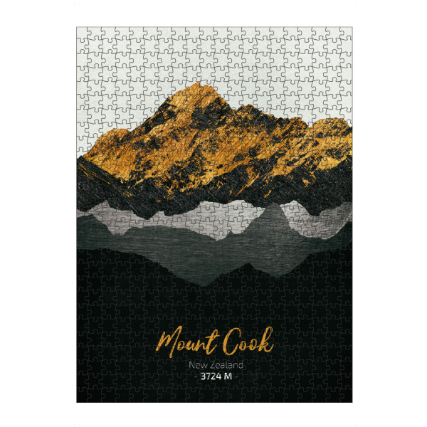 Puzzle Ravensburger "Mount Cook" artboxONE - Natur,Reise - Berge,Gebirge,Gipfel,Natur,Landschaft,Neuseeland - Bild berge