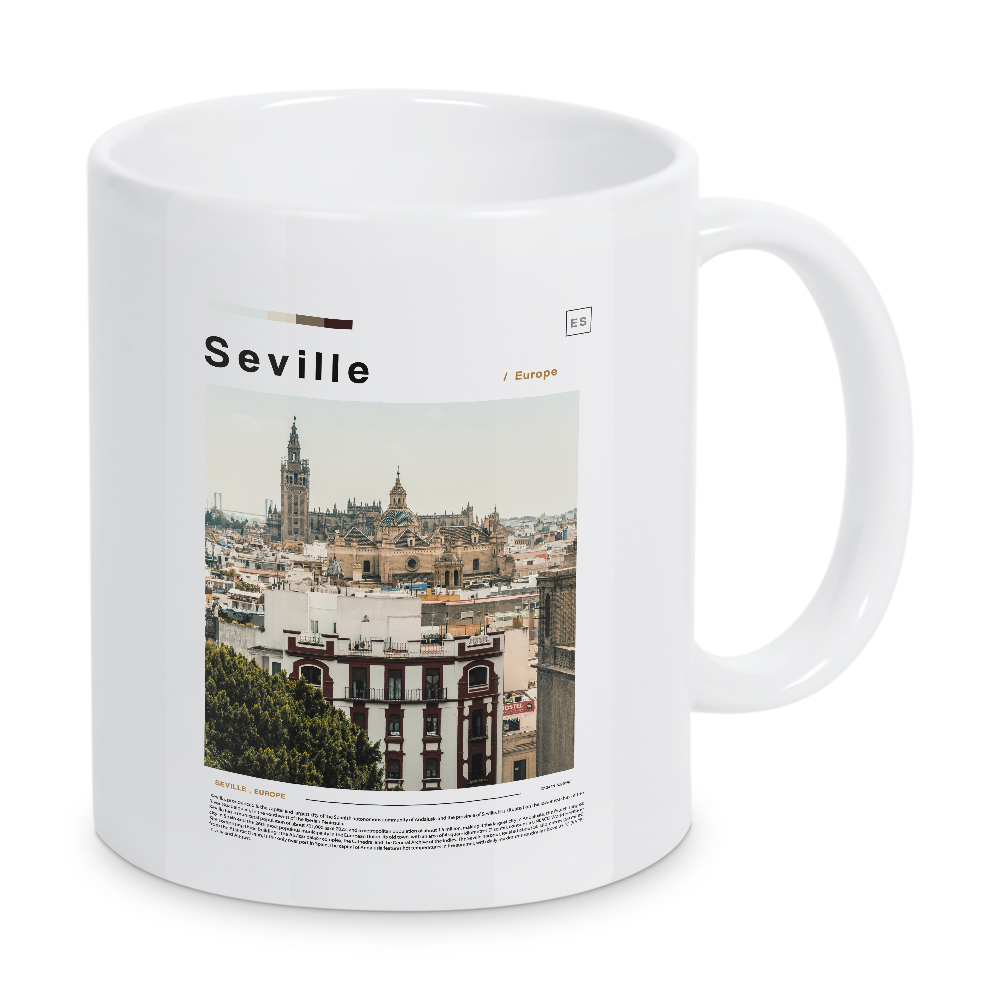 Tasse "Titelseite der Sevilla-Zeitung" artboxONE - Städte,Architektur