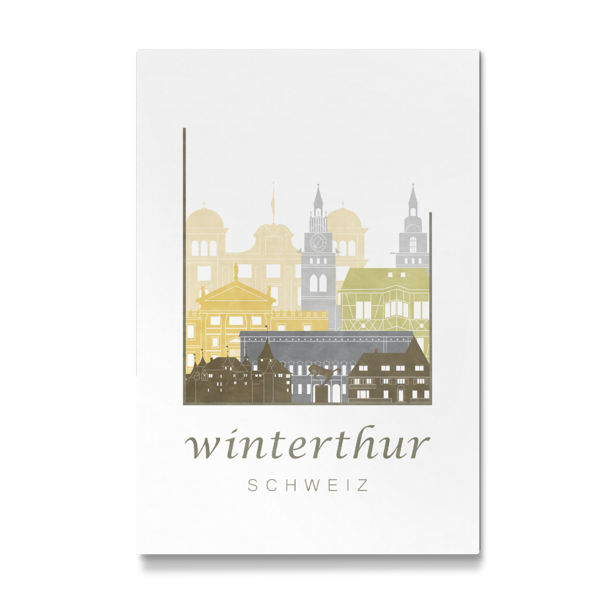 Galerie-Print "Winterthur skyline, desert" 30x20 cm artboxONE