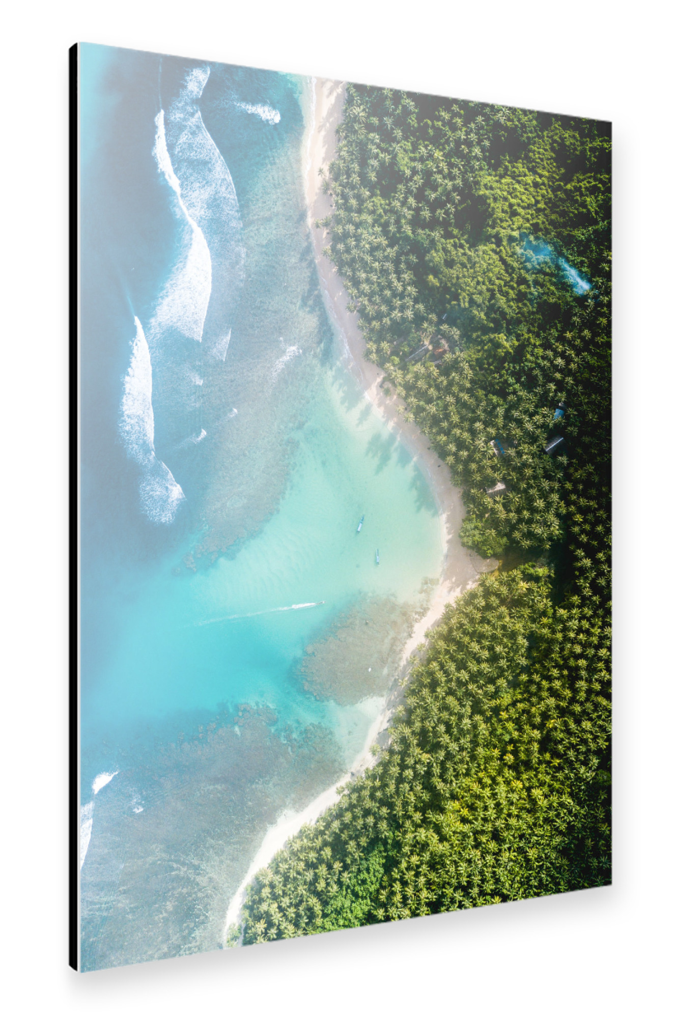 Alu-Dibond "Beach Drone" 75x50 cm artboxONE