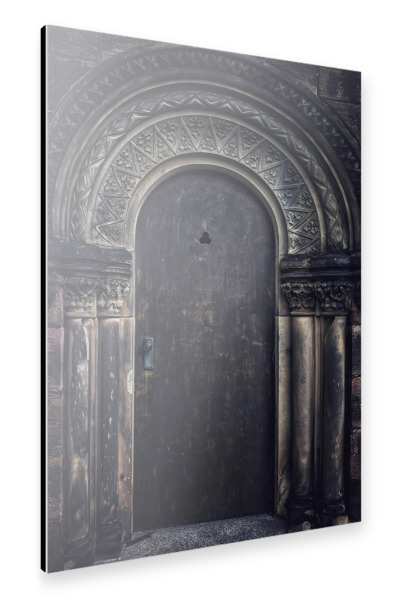 Alu-Dibond "Old wooden Door" 30x20 cm artboxONE
