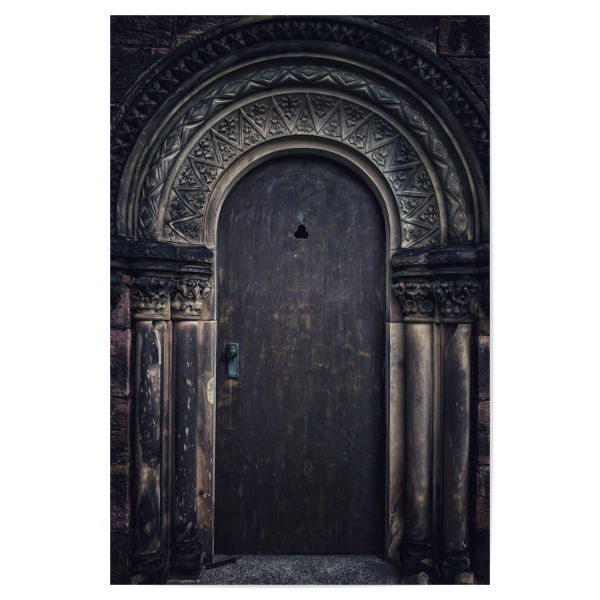 Poster 30x20 cm "Old wooden Door" artboxONE - Architektur - Tür,Eingang,Architektur