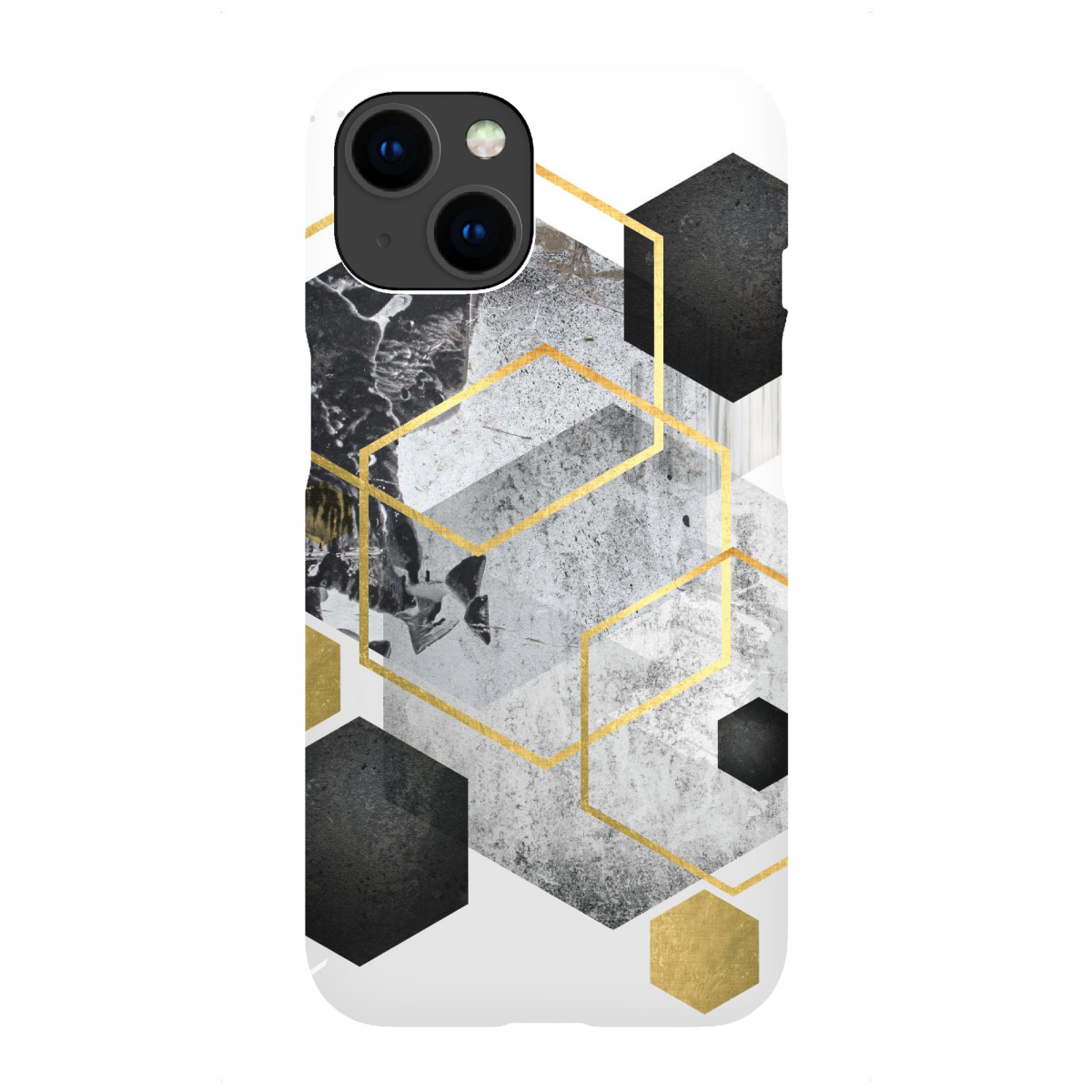 "Scandi Abstract Geometric"für iPhone - Premium-Case Handyhülle artboxONE