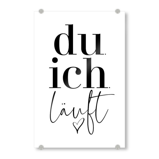 Du. Ich. Läuft