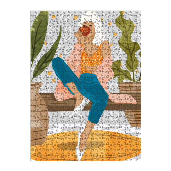 Puzzle Ravensburger "Boss Lady Painting" artboxONE - Menschen