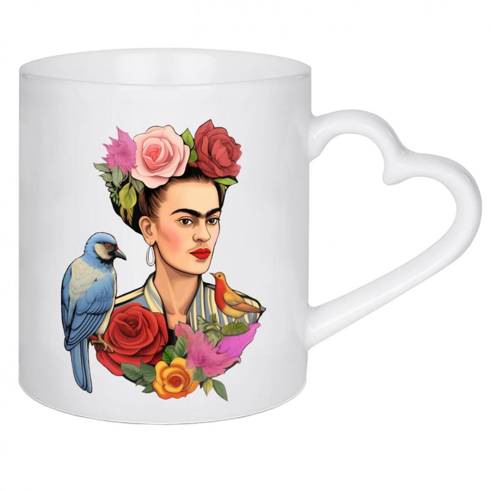 Herztasse "Frida Botanic Love" artboxONE - Floral,Tiere,Menschen