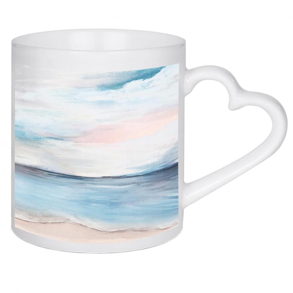 Herztasse "Shoreline-Fortsetzung" artboxONE - Abstrakt,Reise / Strand und Meer - Strand,Meer,Ozean,Küste