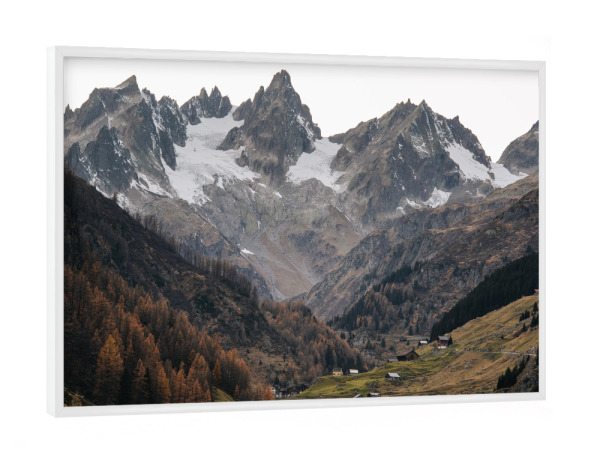 Poster mit weißem Rahmen "Wendenhorn" artboxONE - Natur