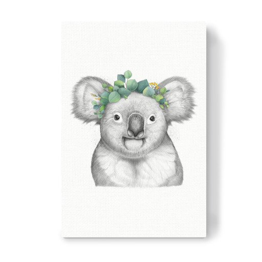 Koala with eucalyptus Koala with eucalyptus