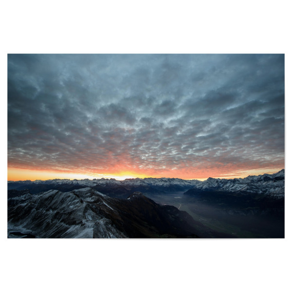 Poster 30x20 cm "Dramatic sunrise" artboxONE - Natur