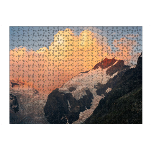 Piz Bernina at sunrise