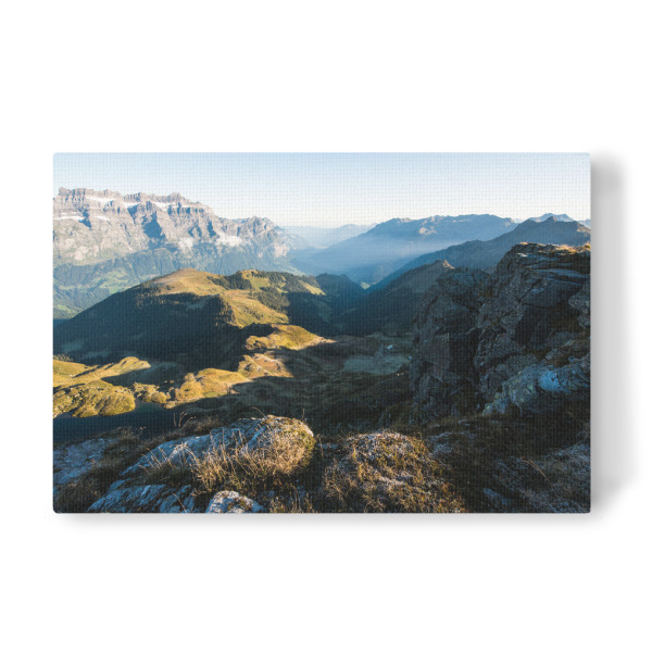 Leinwandbild "Panorama from Leglerhütte" artboxONE - Natur