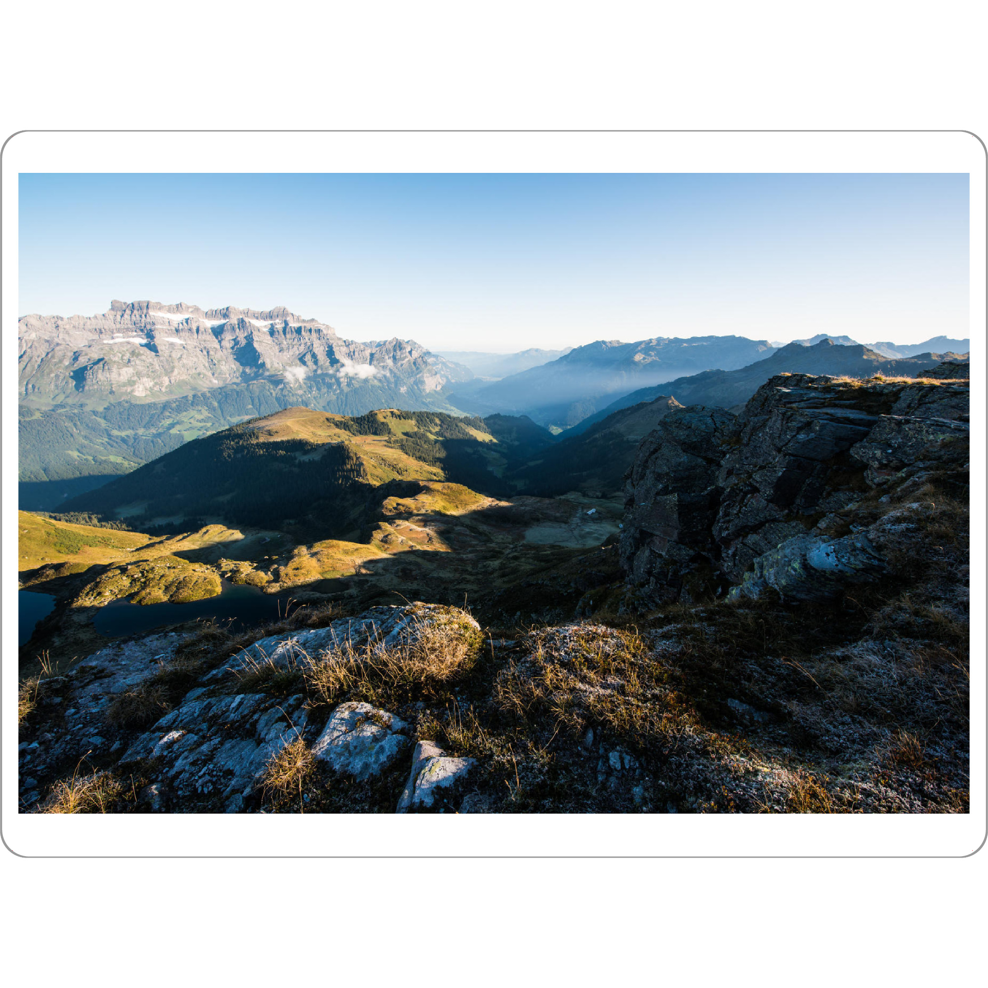 Tischset "Panorama from Leglerhütte" artboxONE - Natur