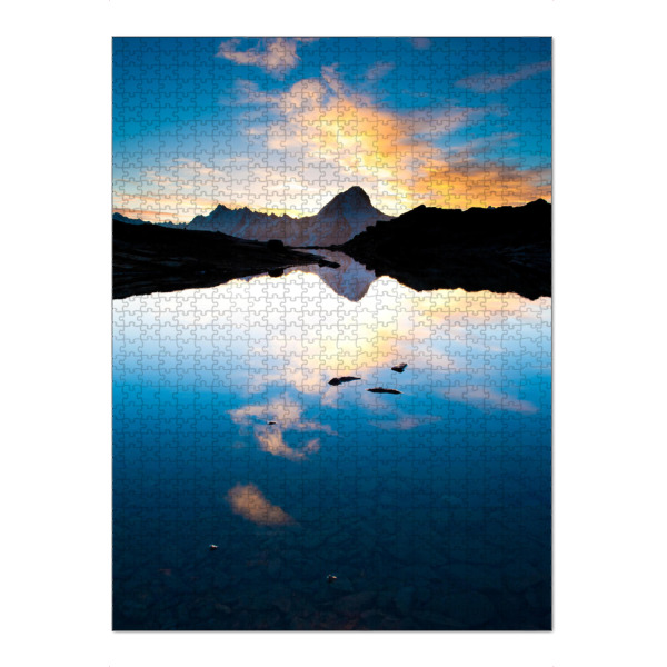 Puzzle Ravensburger "Bietschorn sunrise" artboxONE - Natur