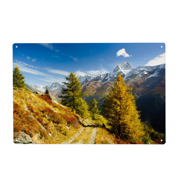 Metall Poster "Bietschorn" artboxONE - Natur