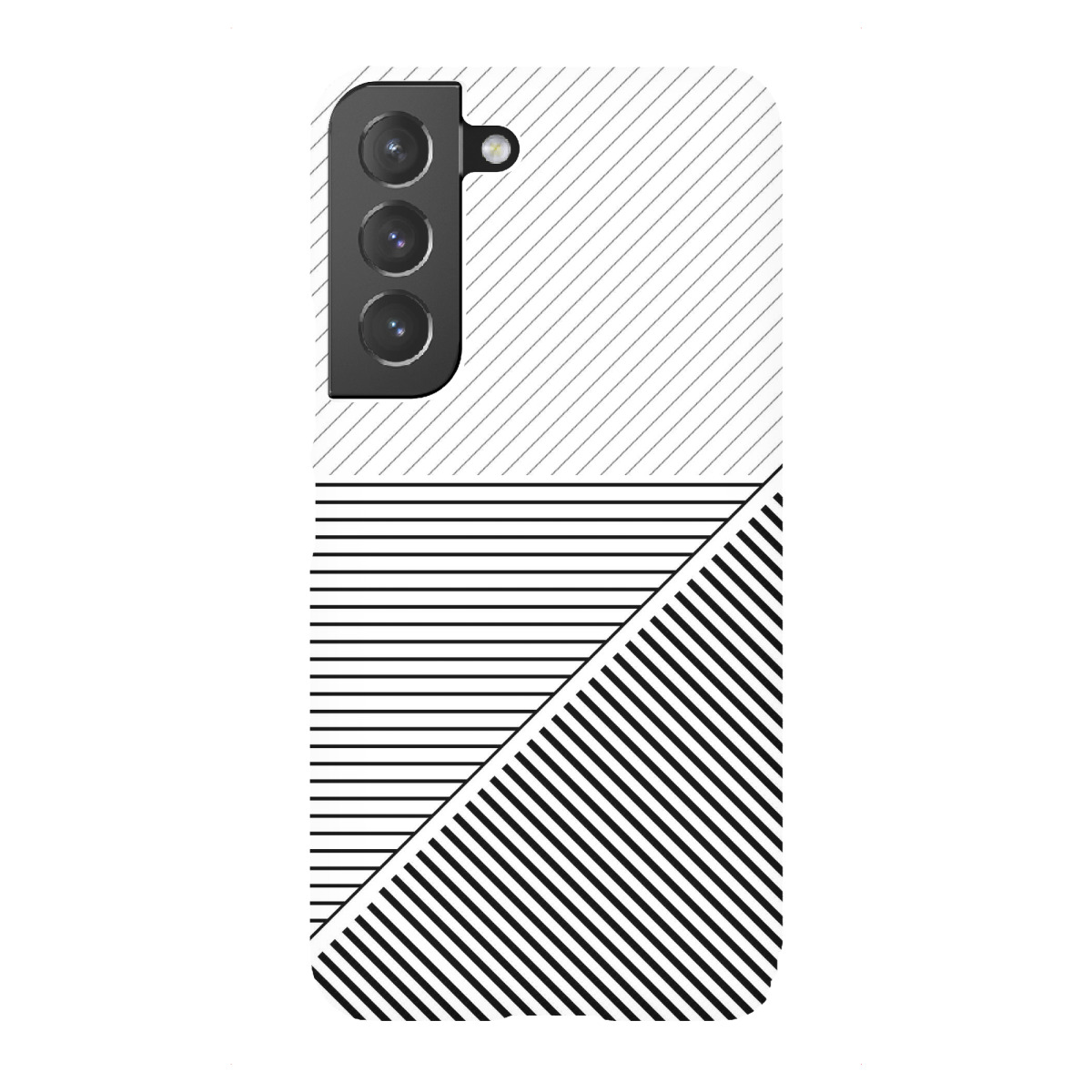 Samsung Galaxy "Black and White Lines" Premium-Case Handyhülle artboxONE