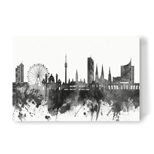 Vienna skyline black