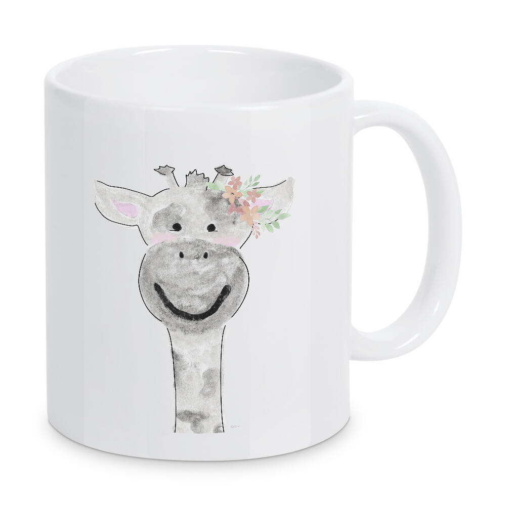 Tasse "Süße Giraffe" artboxONE - Floral,Für Kinder,Tiere - Giraffe,Blumen,Kinder,Kind,Kinder