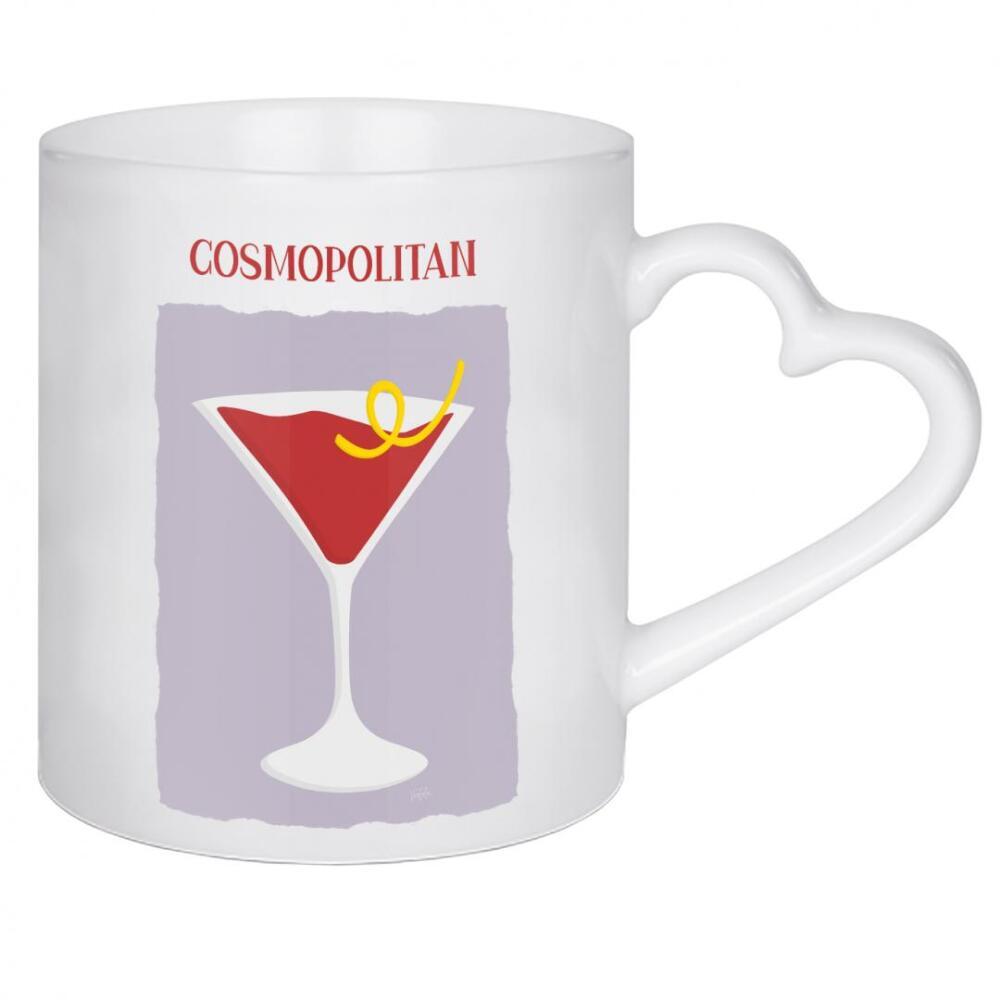 Herztasse "Cosmo" artboxONE - Essen & Trinken / Alkohol - Cosmo,Kosmopolitisch,Alkohol,Getränk,Cocktail
