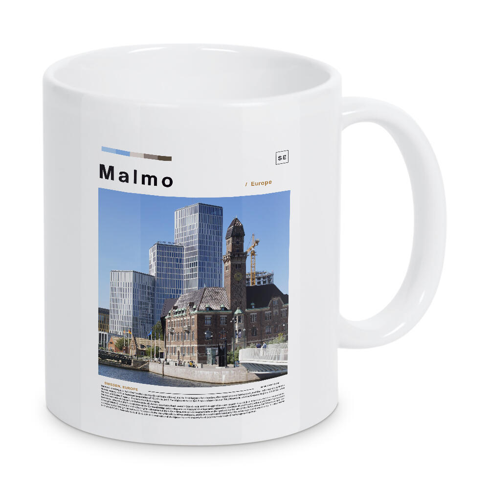 Tasse "Malmö-Zeitungscover" artboxONE - Städte,Architektur
