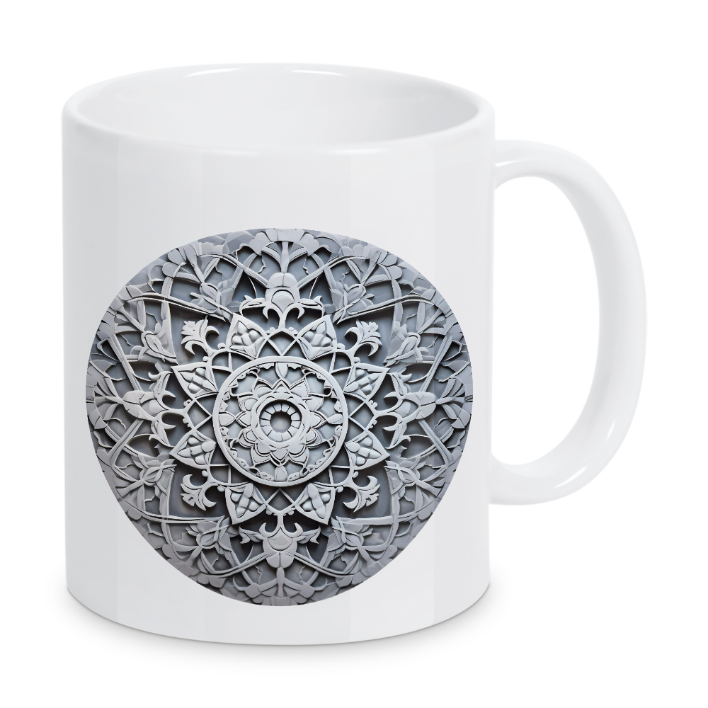 Tasse "Mandala - Beton - Spritzbeton" artboxONE - Floral,Abstrakt,Architektur