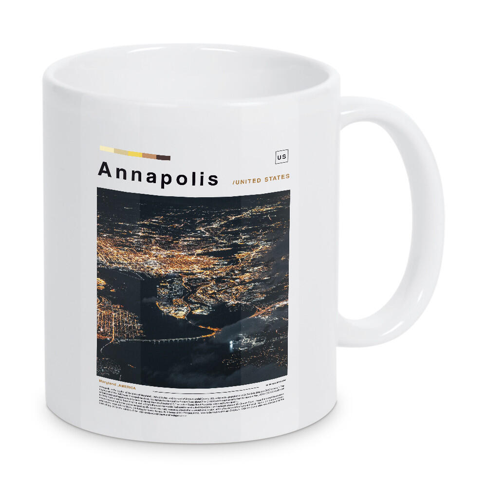 Tasse "Titelseite der Annapolis-Zeitung" artboxONE - Städte,Architektur