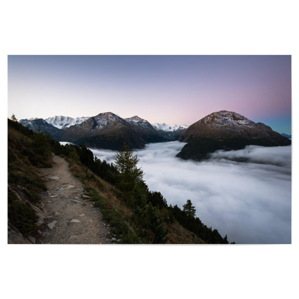 Poster 30x20 cm "Bernina at dawn" artboxONE - Natur