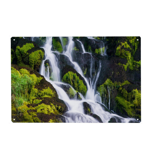 Holzbild "Detail of waterfall" artboxONE - Natur