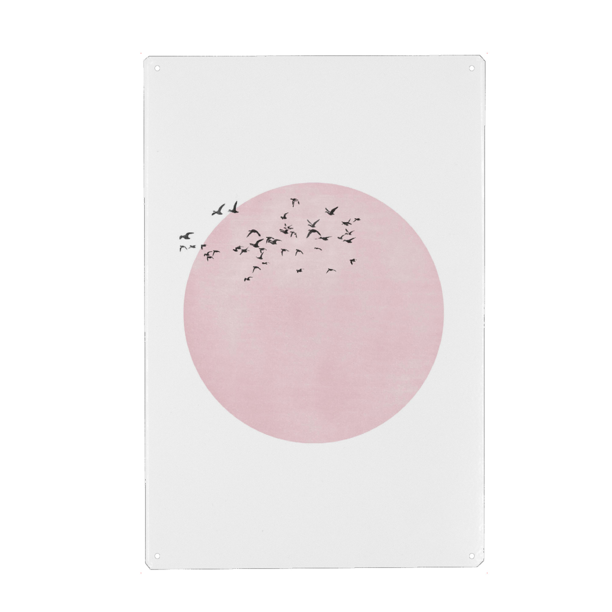 Metall Poster "Ciel rosé" artboxONE - Natur,Tiere,Abstrakt