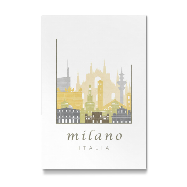 Galerie-Print "Milan skyline, desert" 30x20 cm artboxONE