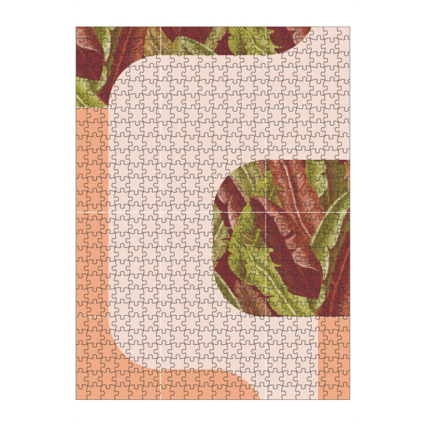 artboxONE Puzzle "Mid-Century Tropical Mood" artboxONE - Abstrakt - Mid-century-modern,Exotic,Tropical leaves,Sommer,Summer,Jungle