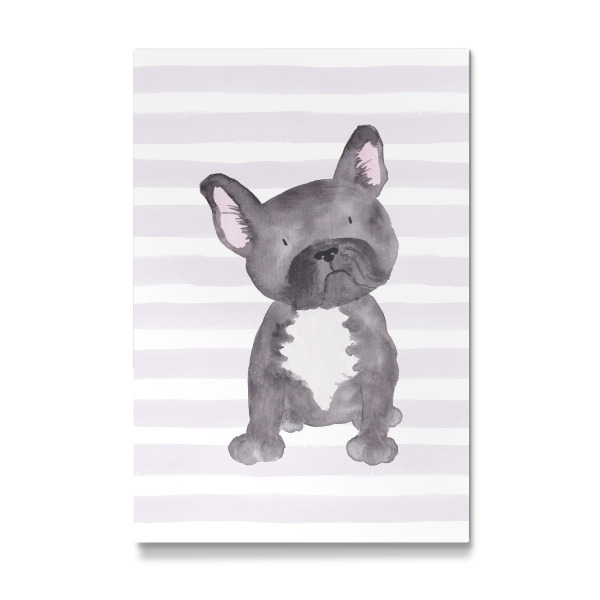 Galerie-Print "French Bulldog Watercolor Dog" 30x20 cm artboxONE
