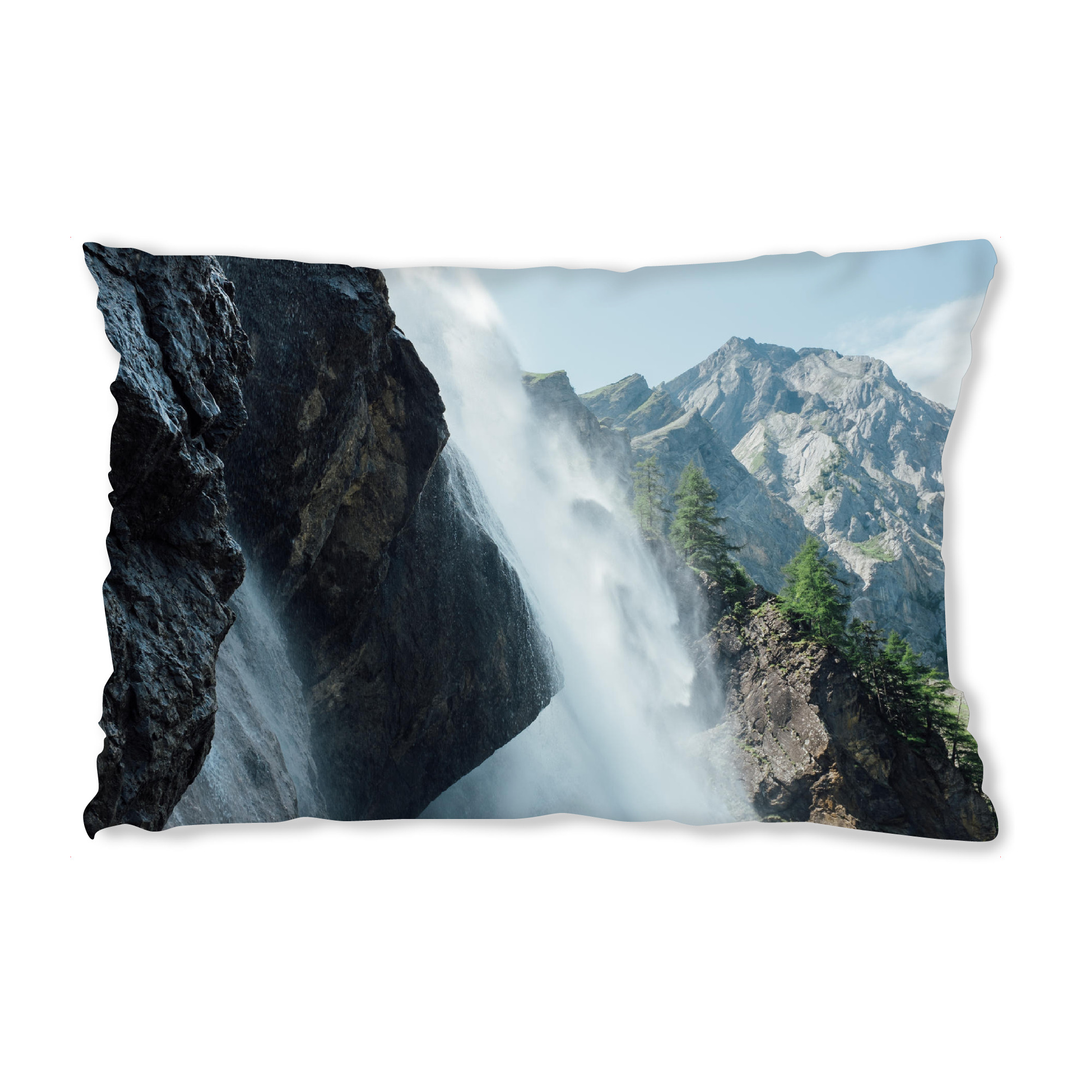 Design-Kissen "Engstligenfall waterfall" artboxONE - Natur