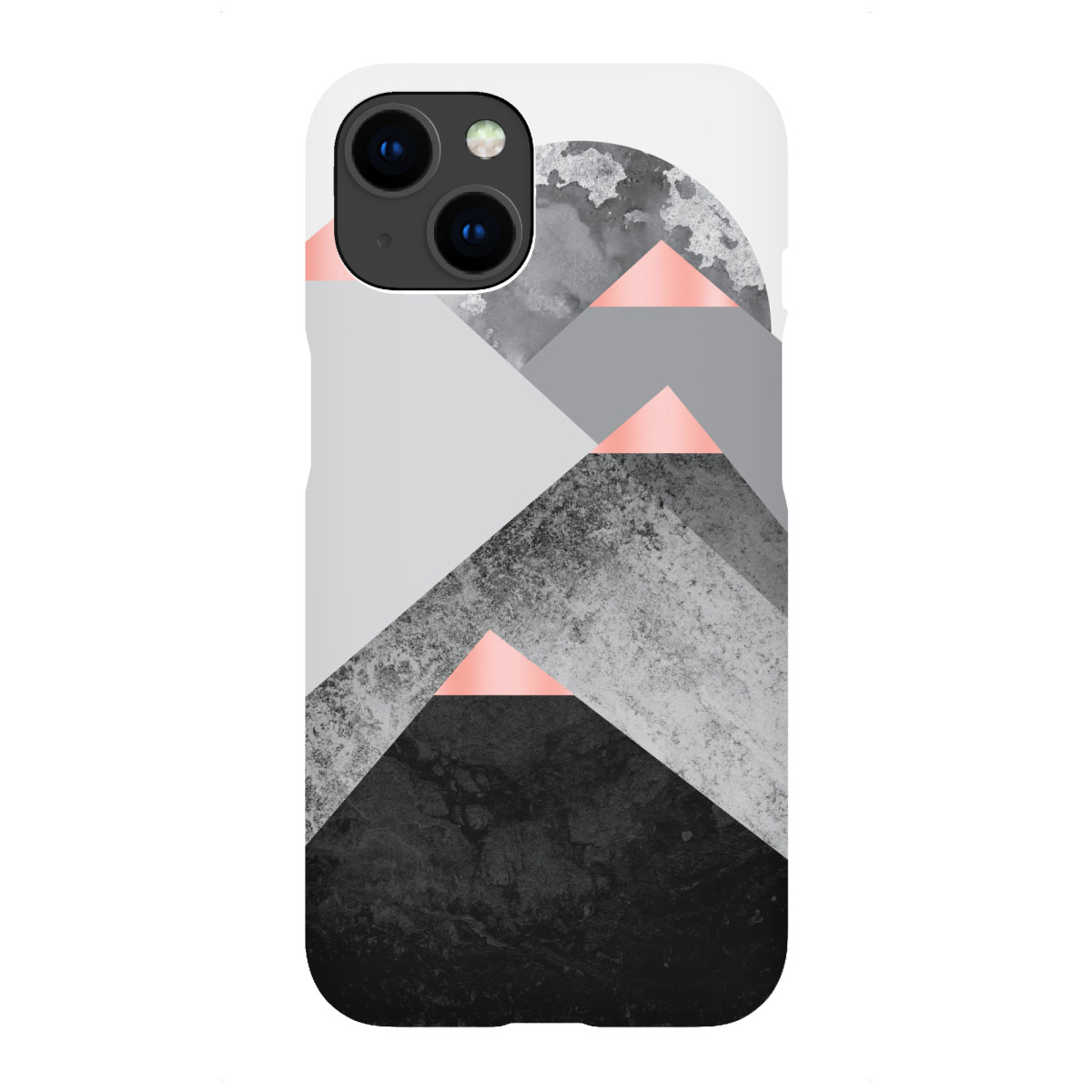 iPhone "Rose Gold Mountain Tops" Premium-Case Handyhülle artboxONE