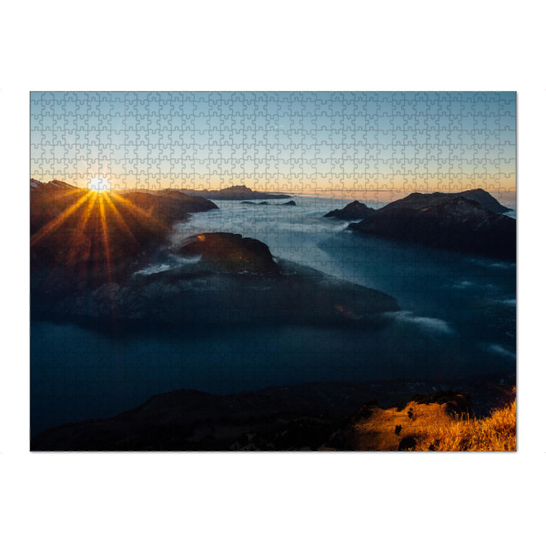 Puzzle Ravensburger "Sunset panorama from Fronalpstock" artboxONE - Natur