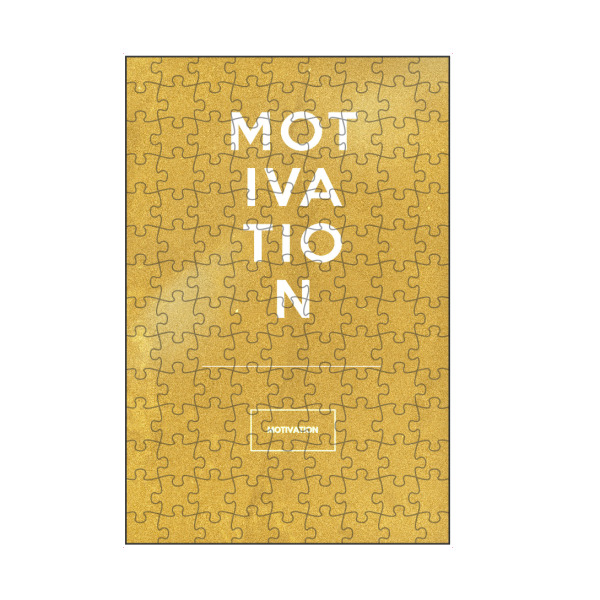 artboxONE Puzzle "Motivation GOLD" artboxONE - Typografie - Motivation,Ziel,Erreichen,Erfolg,Geschäft,Geld,Urlaub,Glitzer,Motivierende bilder