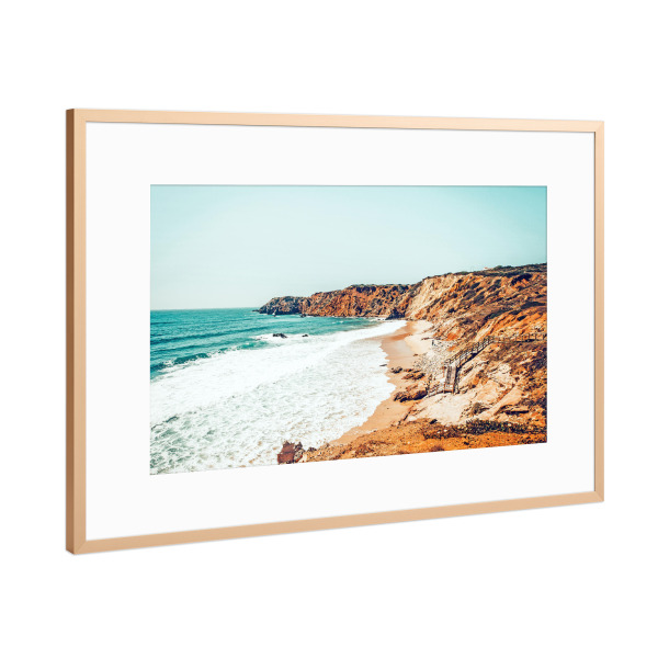 Poster mit Rahmen Kupfer "Vitamin Sea-II" artboxONE - Natur,Reise / Strand und Meer