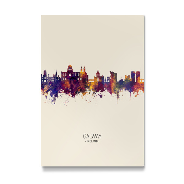 Galerie-Print "Galway Ireland Skyline Beige" 30x20 cm artboxONE