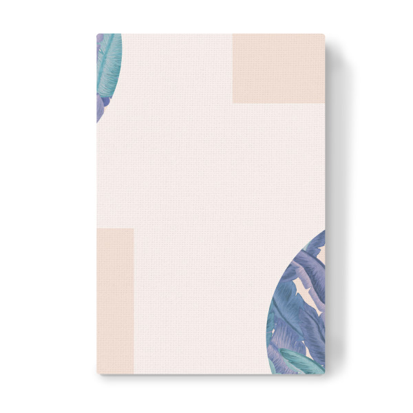 Leinwandbild "Mid-Century Candy Tropical Second" artboxONE - Abstrakt - Mid-century-modern,Exotic,Tropical leaves