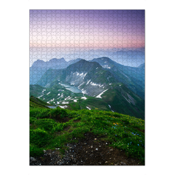 Puzzle Ravensburger "Sunrise from Brienzer Rothorn" artboxONE - Natur